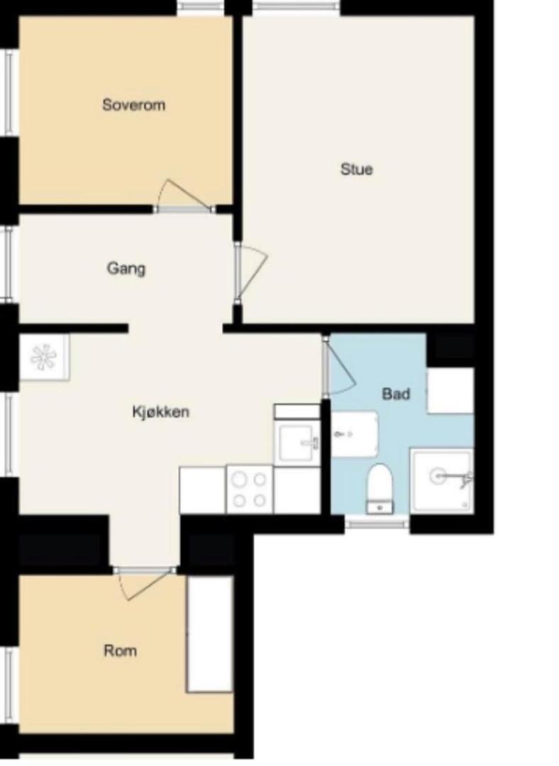 Nydelig Sentral Leilighet Med Gratis Parkering Apartment Tromsø